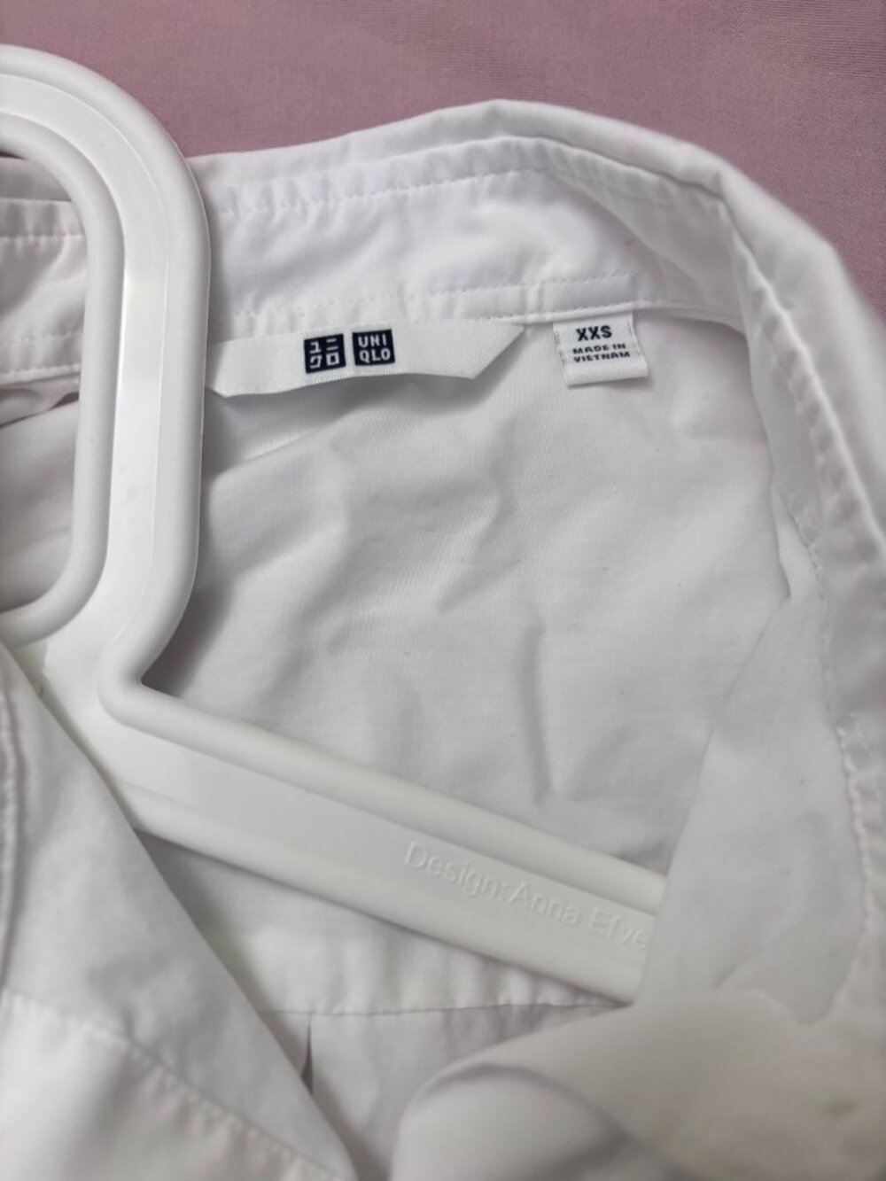 Uniqlo White Button Down Shirt XXS
